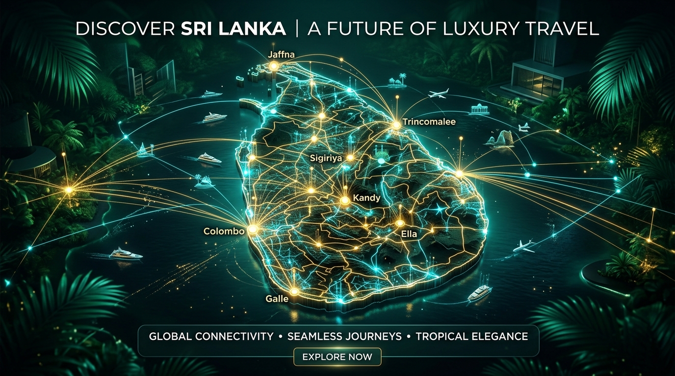 Sri Lanka Travel Map Visual Preview
